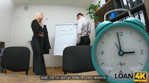 LOAN4K. Big load of cum on this teen blondie's mouth felt great