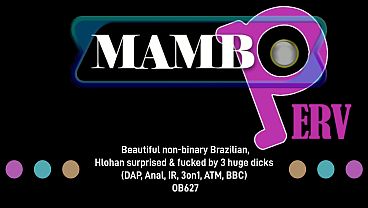 Beautiful non-binary Brazilian, Hlohan surprised & fucked by 3 huge dicks (DAP, Anal, Interracial, 3on1, ATM, BBC) OB627