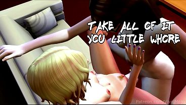 Teen dickgirls fuck their futa teacher in class