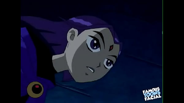 Famous Toons Facial&colon; Robin fuck Raven  HD 720p