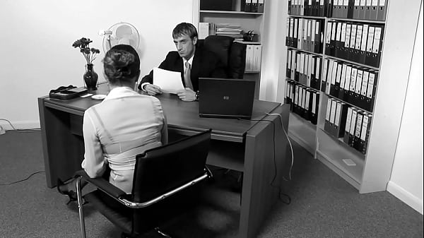 Office Babe Sucks Mate Dick and Then He Pounds Her Pussy in Multiple Positions Before Jizzing on Her Face.