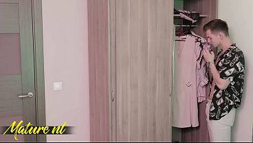 Stepmother Catches Her Stepson Masturbating in Her Room