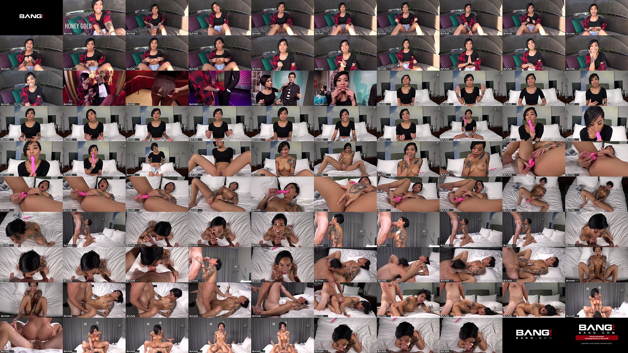 Honey Gold petite blasian babe quivers and cums 预览图