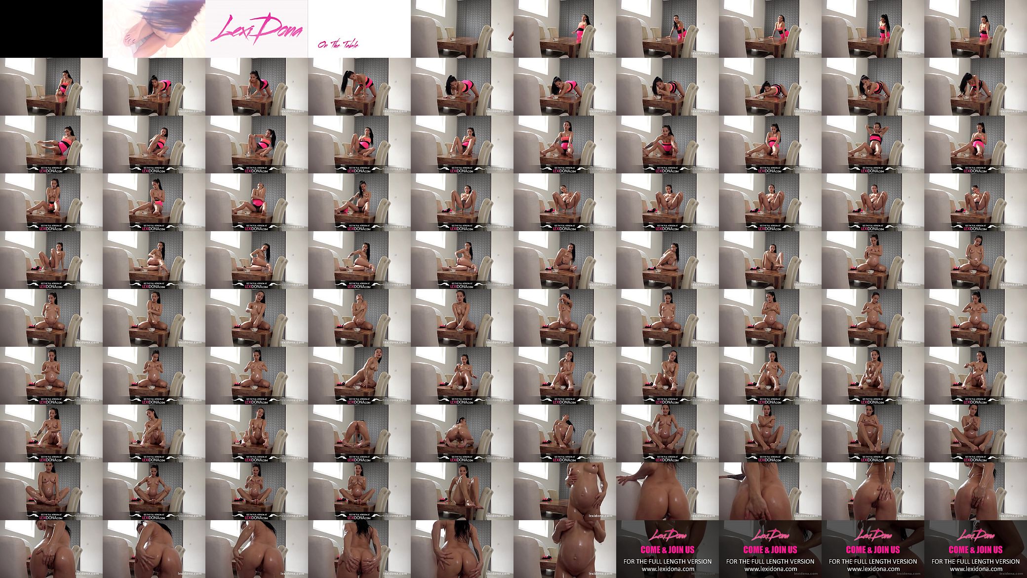 Lexi Dona - Pregnant babe oils up her fit body 预览图