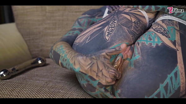 Tattooed teen ASS to MOUTH overload with METAL toy - PROLAPSE, gape, ANAL, ATM - split tounge, goth, punk, alt porn - ZF015