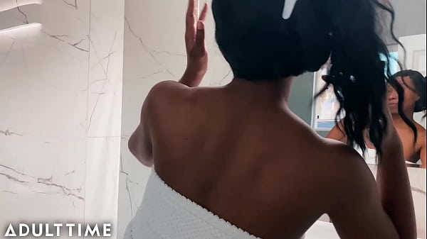 Download Video - ADULT TIME - Take A Shower with with Mocha Menage While She Masturbates