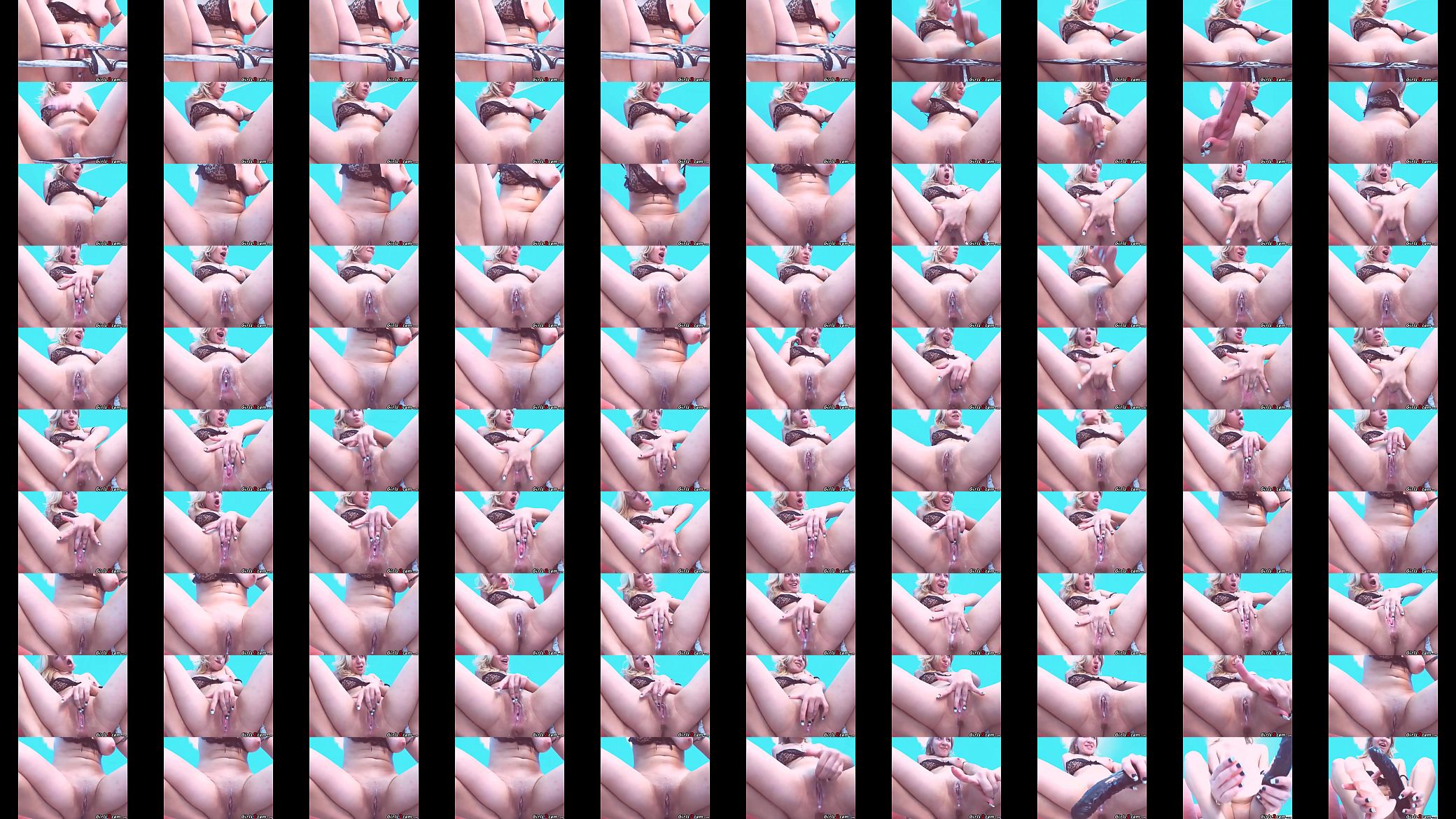 Busty masturbating her juicy pussy 预览图