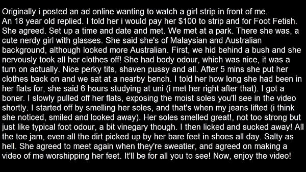 My First Video! The Malaysian Girl Stinky Feet