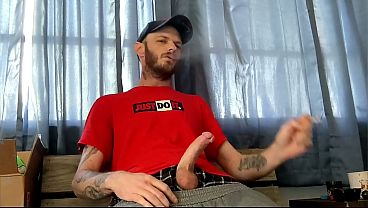 Smoking and stroking compilation - smoke, big d...