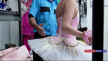 One Petite Shoplifting Ballerina And Four Strict Guards