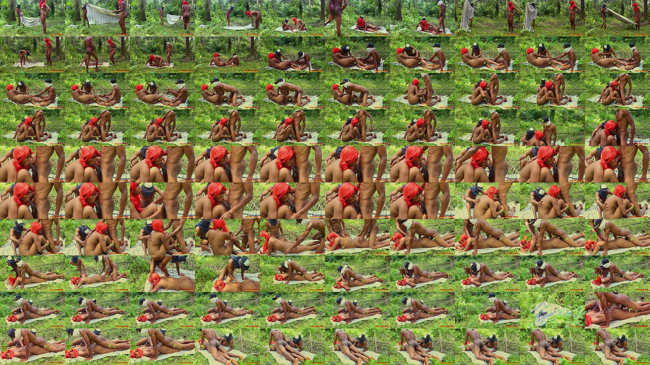 She Couldn&#039;t stand but the pleasure of Fucking two Big fat cock in the bush made her to enjoy 预览图