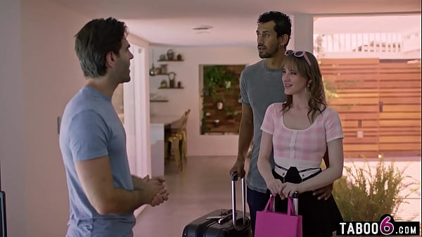 Download Video - Interracial teen couple staying over at their ex college professors house