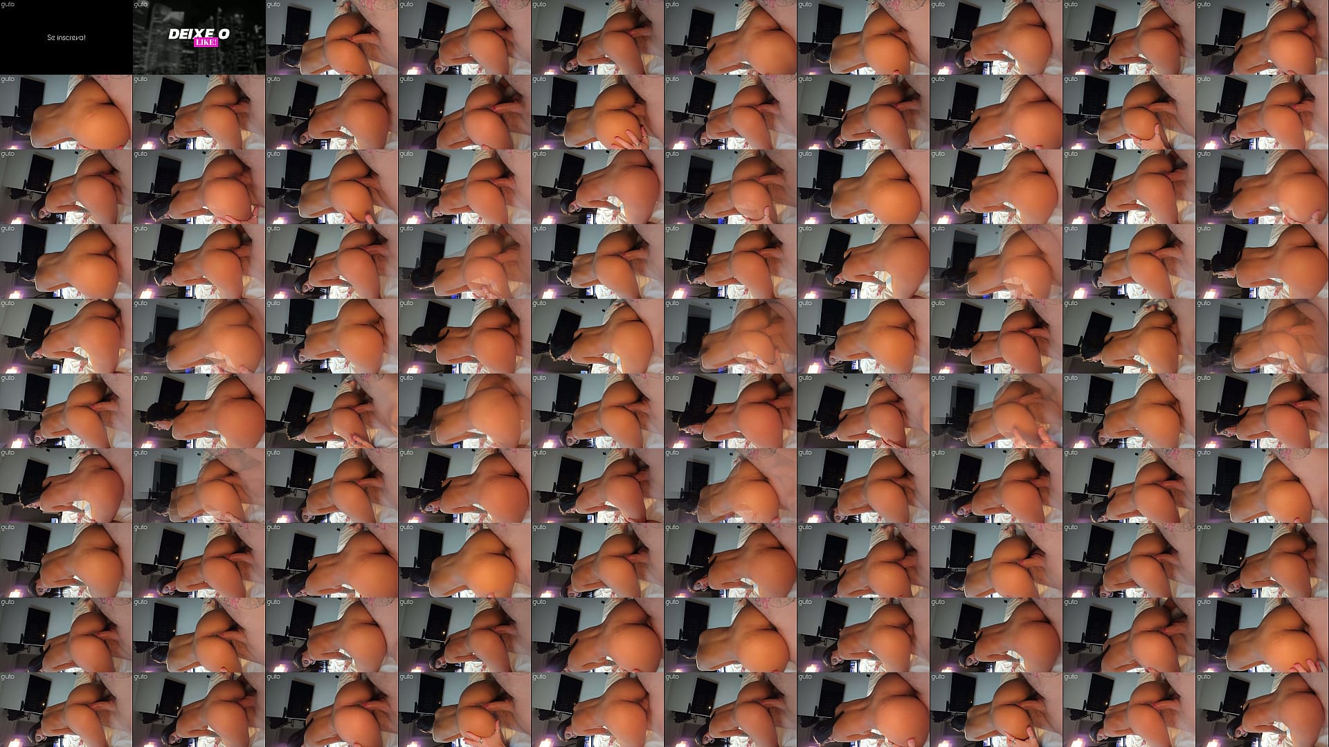 Famosinha do I G deslizando na pica sem camisinha e gozada dentro da buceta dela. Creampie 预览图
