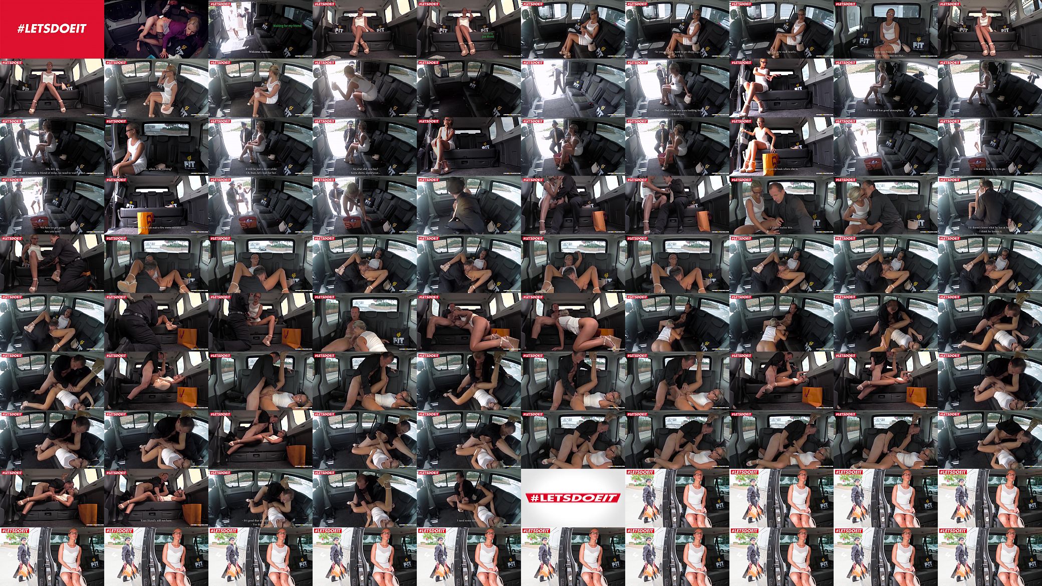 VIP SEX VAULT - Horny Milf Cums All Over the Taxi Drivers Back Seat 预览图