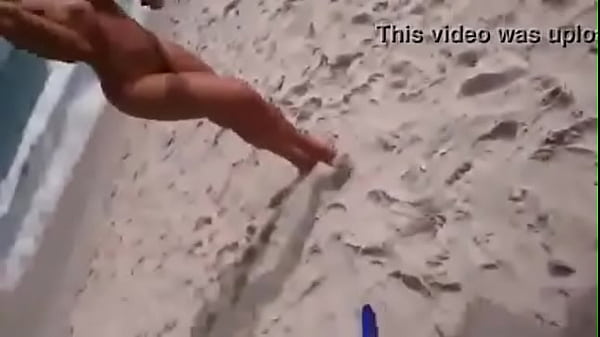 naked melon woman on the beach