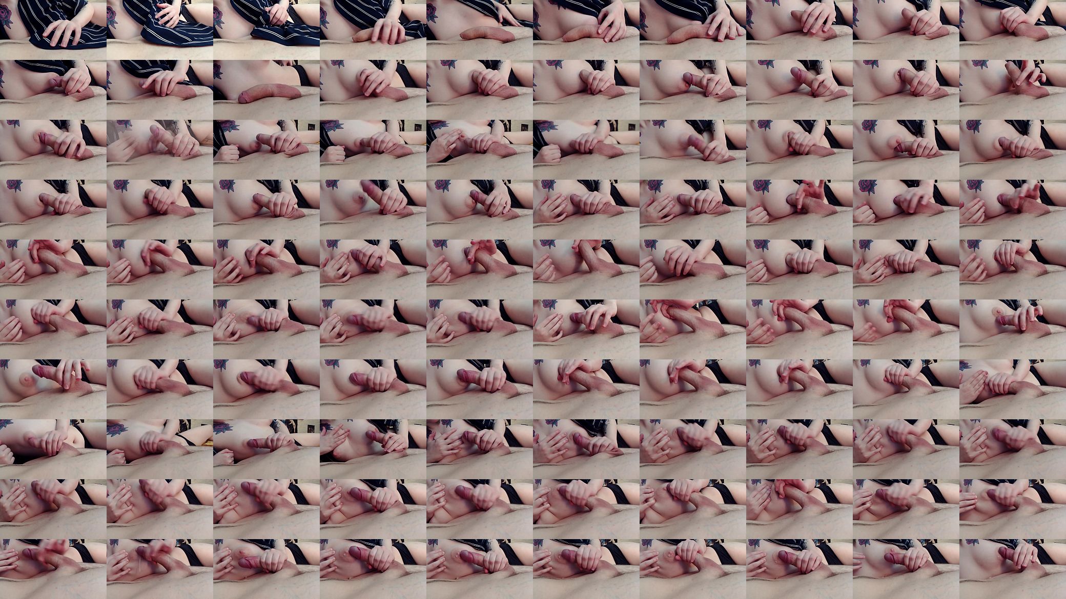 She loves to jerk his cock off with her soft nipples 预览图