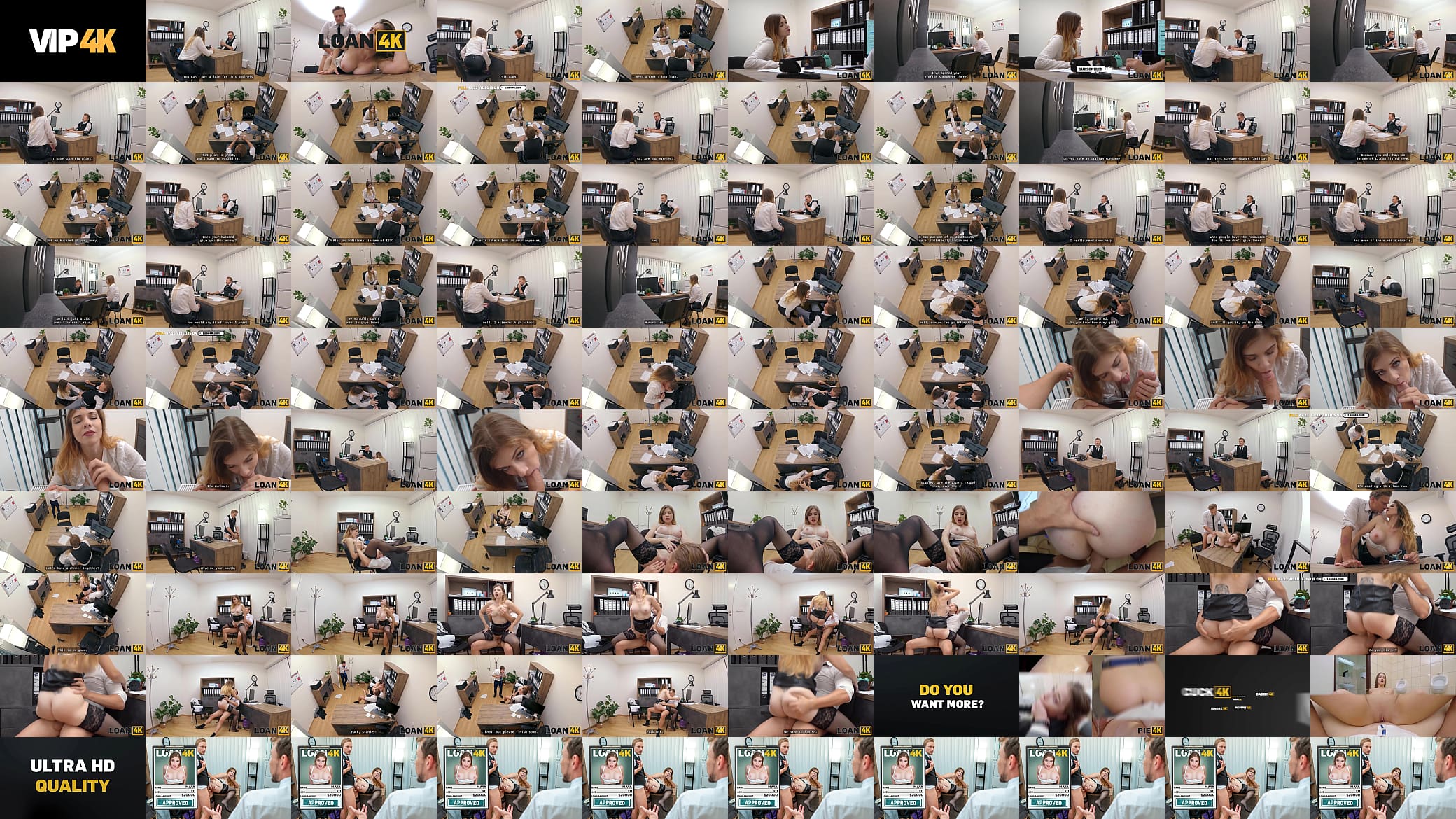 LOAN4K. Czech girl with huge boobs is sucking clerk&rsquo;s big cock in his office 预览图