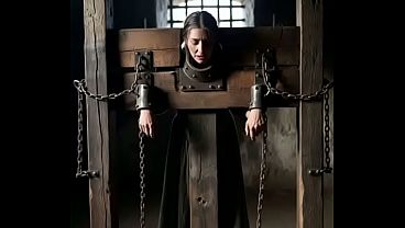 Download Video - Dungeons in medieval times woman getting chained up in bondage