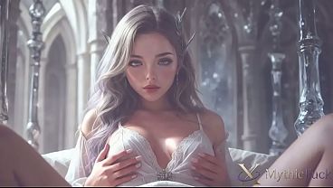 I saved silver-haired princess from a dragon and fucked her hard with my big black cock!! Who is the dragon now?! [AI]
