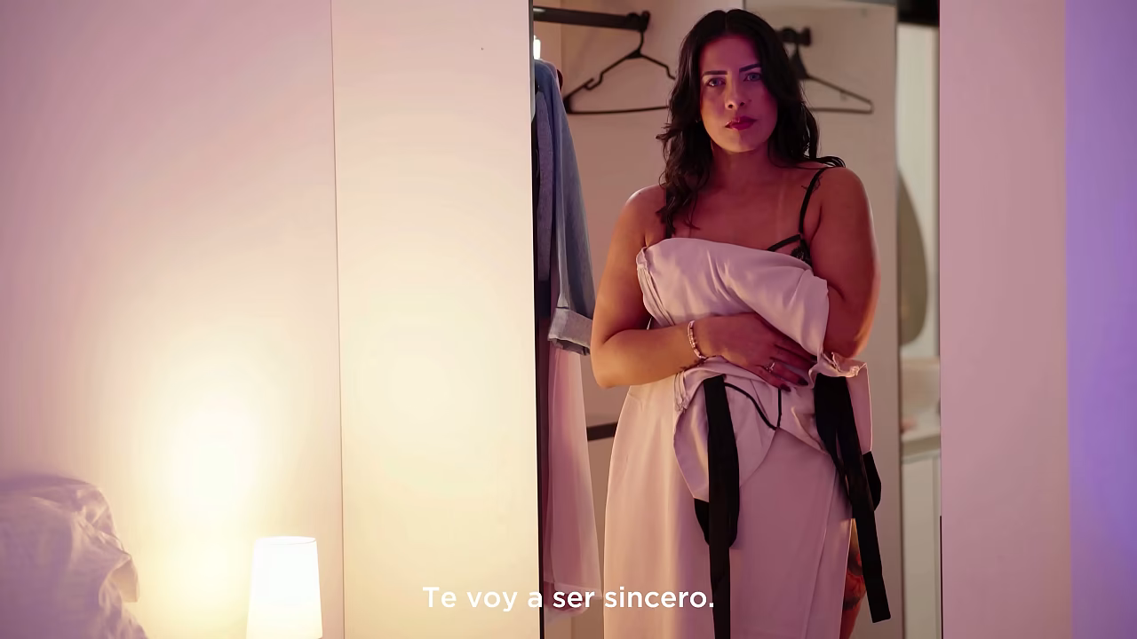 My MILF neighbor flirts with me in the elevator, so I pay her an &ldquo_innocent&rdquo_ visit.