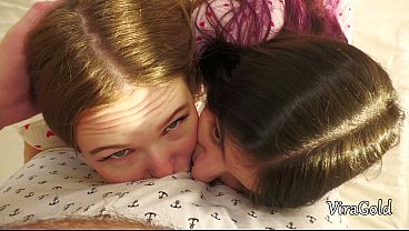 Homemade Sex in Pajamas with Two Cute Girls