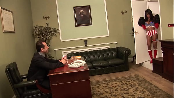 Black Goddess Ebony Godde Stars In Interracial Christmas Elf Roleplay Fuck