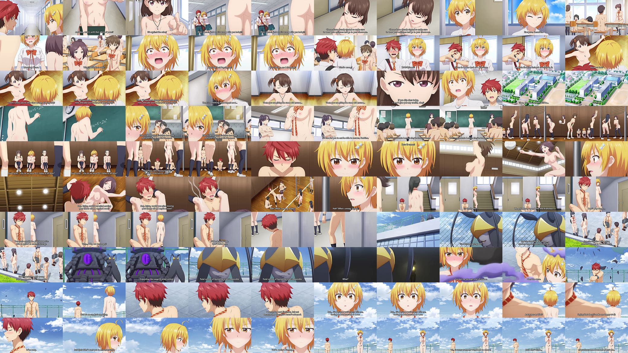 Cute anime girls naked students 预览图