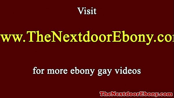 Download Video - Hunky ebony spitroasted by studs