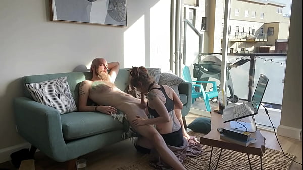 Download Video - Chill Sunday Couch Blowing and Fucking - Olivia
