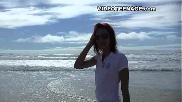 sexy teen at beach