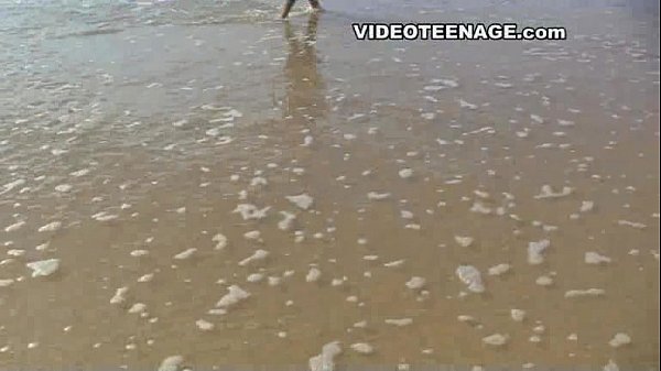 sexy teen at beach