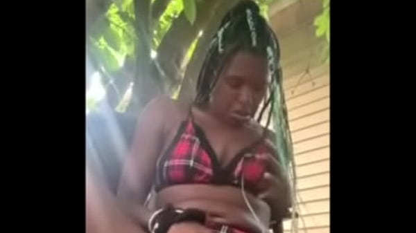 Download Video - Ebony Stone Sneaks Into The Neighbors Backyard&hellip;