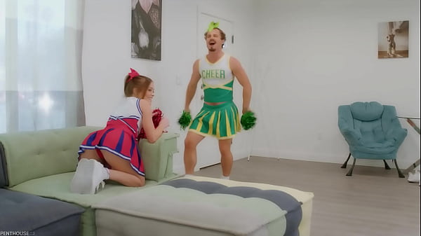 PenthouseGold.com - Cute Cheerleader Katie Kush Takes A Pussy Pounding After Sucking Cock