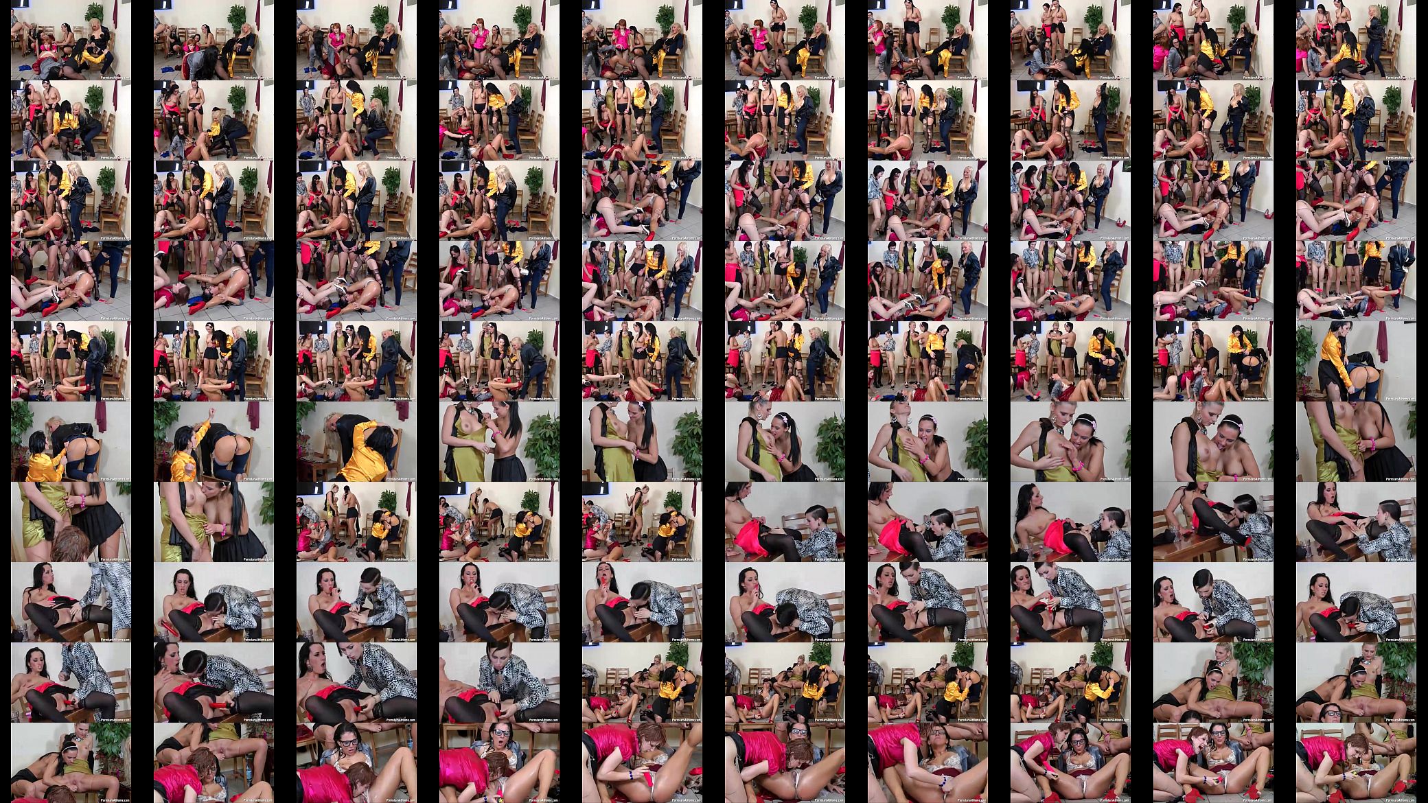 Wild lesbian pissing and fucking orgy 预览图