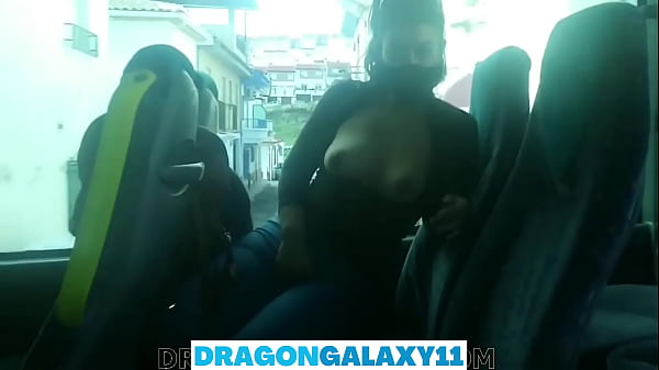 Public Flashing and Blowjob on Bus