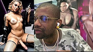 Beautiful Transgender Girl Hands Free Cumming, Tan Breast Transgender Milf Showing Her Huge Toys, Anal Fucking Trans Ass, Huge White Transgender Cock, AI Generated