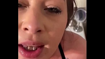 Compilation of a big booty college slut taking cumshots
