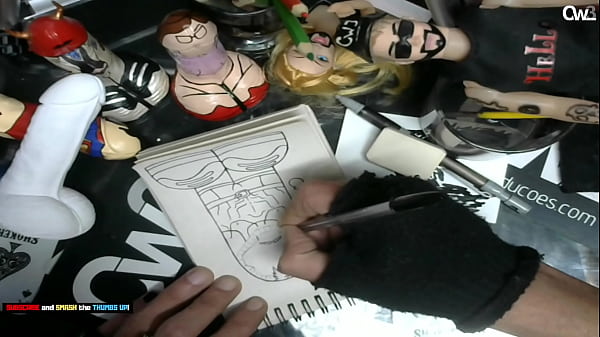 It's time to tracing sketch of the William Seed Pornstar - Dildo art business 2