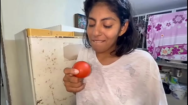 Download Video - 18-year-old Mexican stepdaughter strips naked and masturbates for the first time&period;