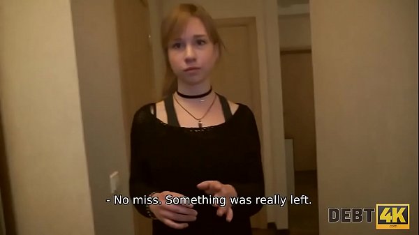 DEBT4k. Red-haired miss allows collector to screw her to forget debts