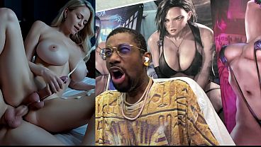 Beautiful Big Breast Transgender Milf Cums Thicc Hard Nut All Over Her Leg While She Gets Anal Fucked From Behind, AI Generated