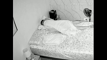 Caught on camera - Real stepmom bedroom security cam