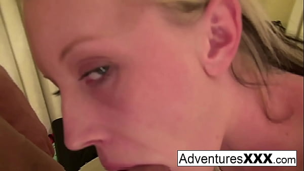 Goldie likes the jizz on her chest
