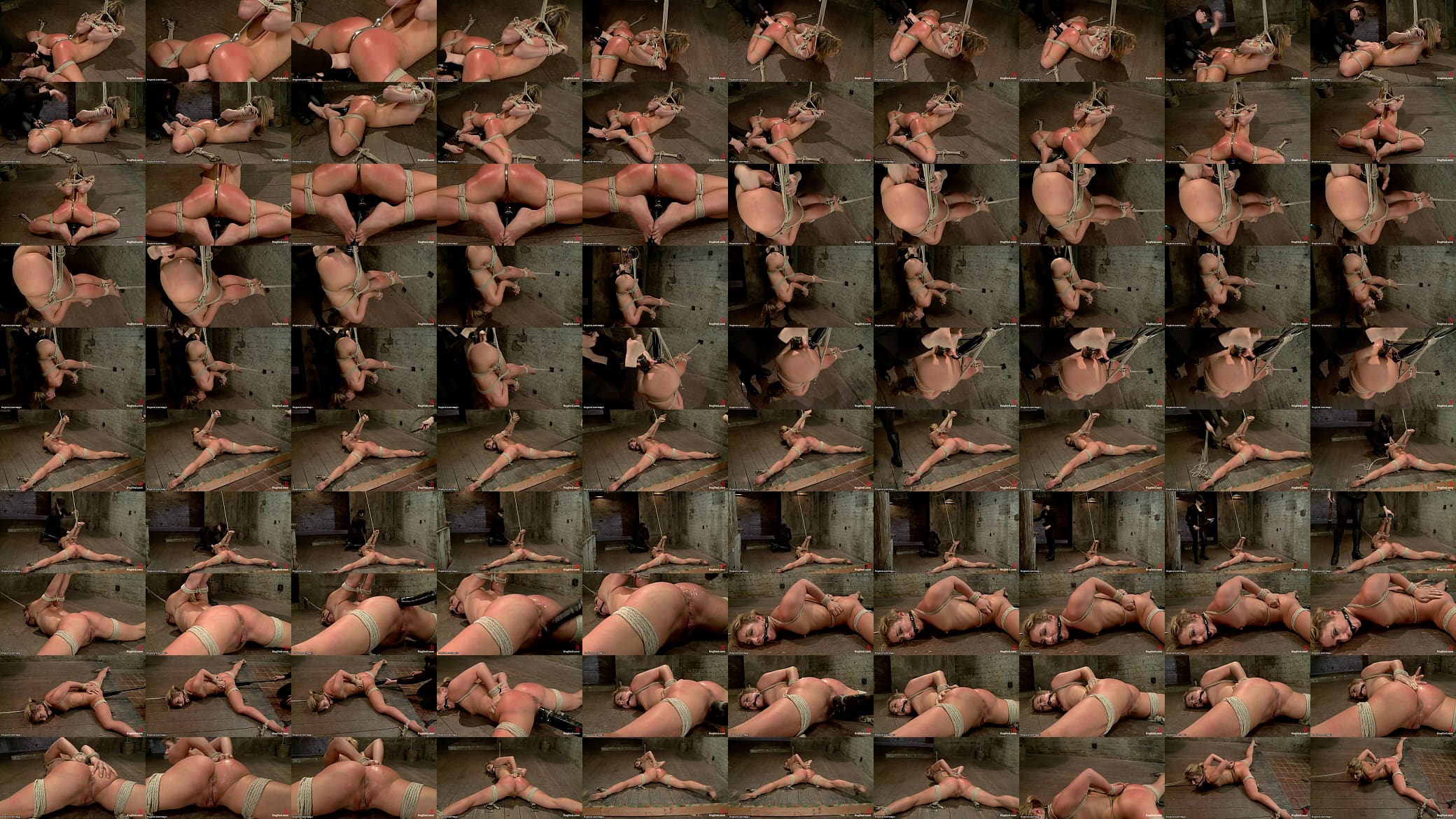 Blonde in pile driver suspension toyed 预览图