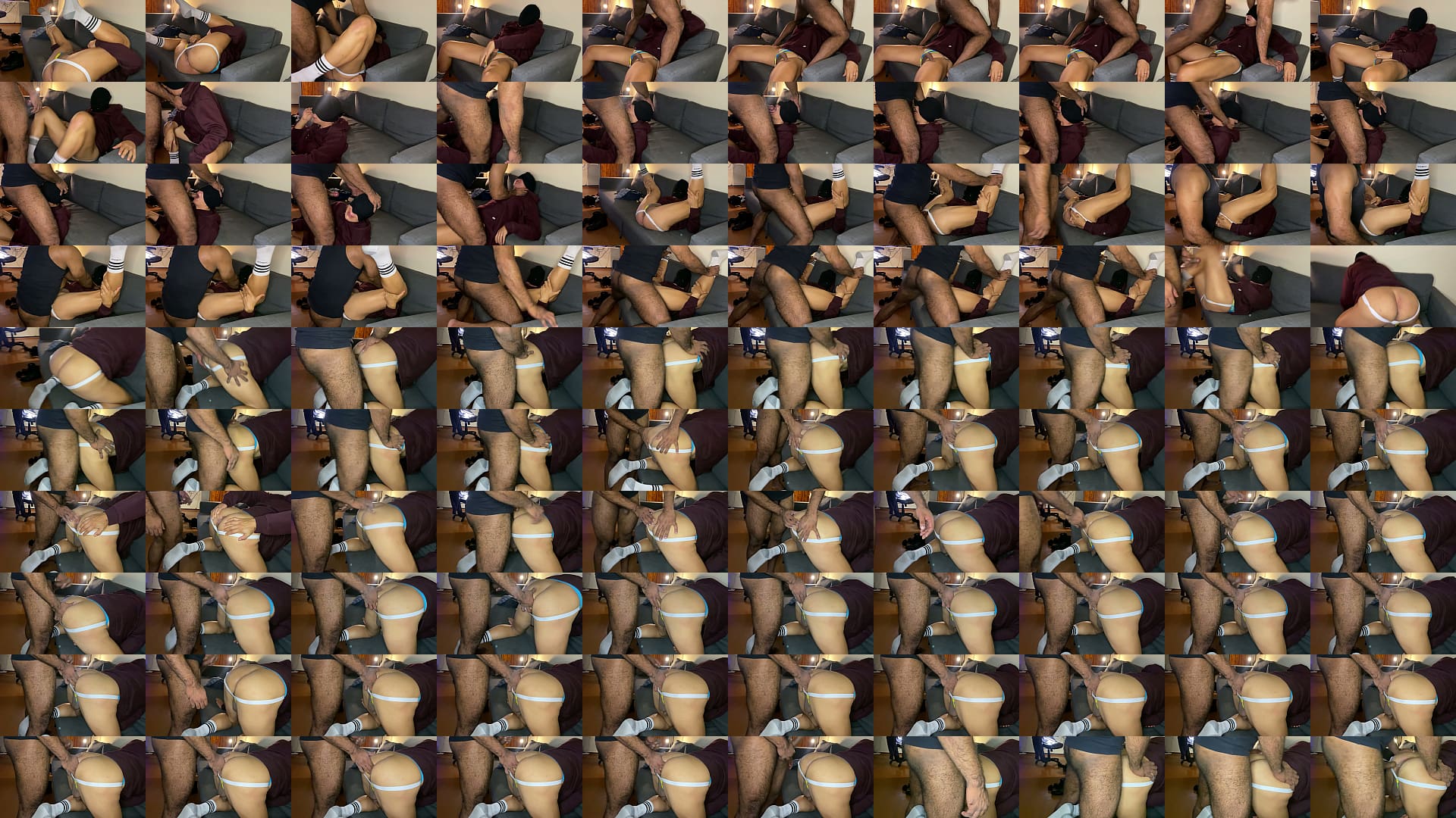 NEG&Acirc;O PELUDO FODEU O SUBMISSO DE JOCKSTRAP SEM CAMISINHA 预览图
