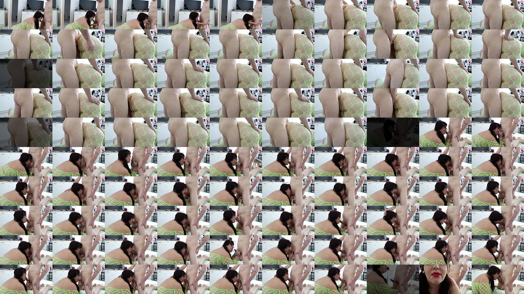 Big ass BBW is fucked Doggy Style, then has her mouth filled with cum 预览图