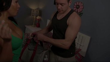 She just pulls the top down and bottom up to expose her sexy body, and once Vance is done...