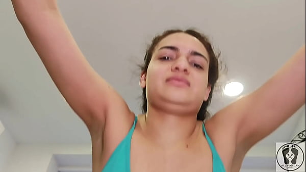 ANA SPEARS YOGA WORKOUT SQUAT CLENCH STRETCHING...