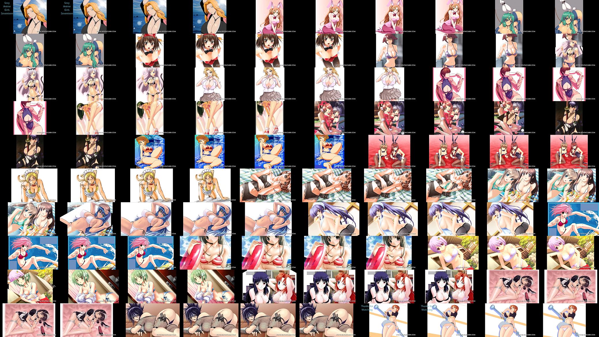 ecchi Sexy Anime Girls nude 预览图
