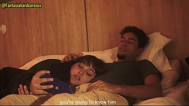 My stepsister notices my perverse intentions to fuck her throat and she lets me (we almost get caught)